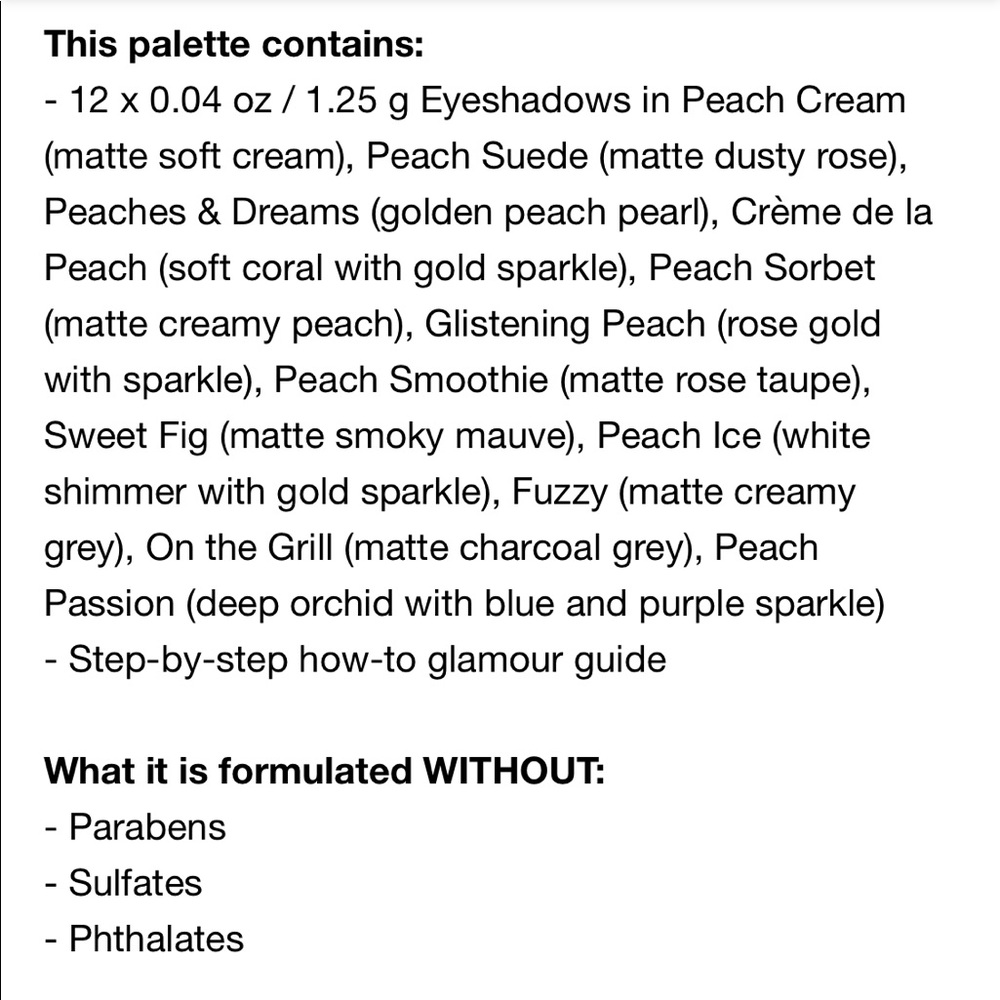 Too Faced White Peach Eyeshadow Palette - Picture 7 of 7